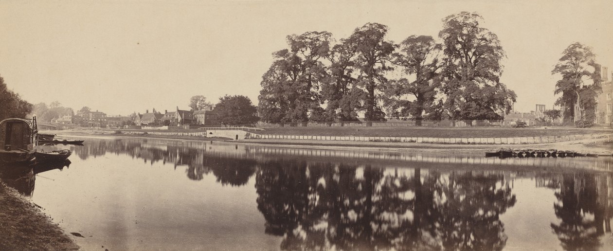 Hampton Court (seconda vista), 1862 (foto) da Albert Victor Prout