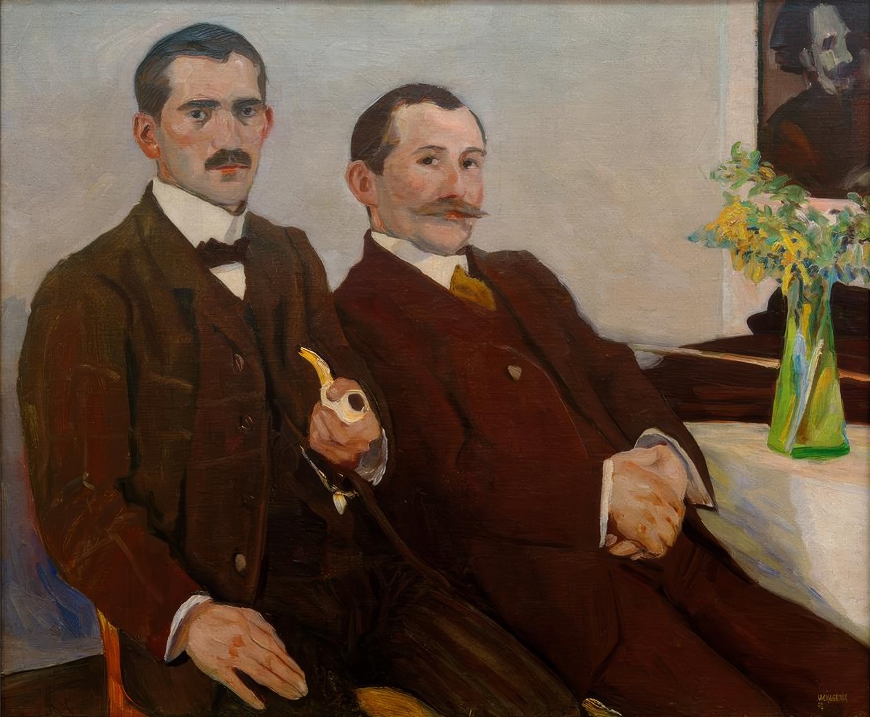 I fratelli Peter e Fritz di Albert Weisgerber da Albert Weisgerber