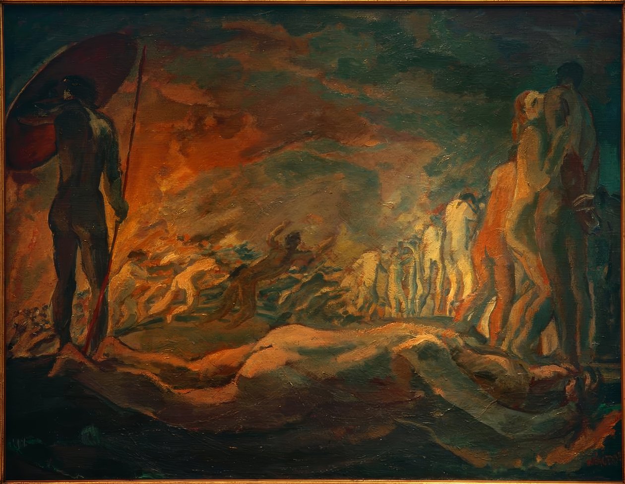 Geremia disteso a terra da Albert Weisgerber