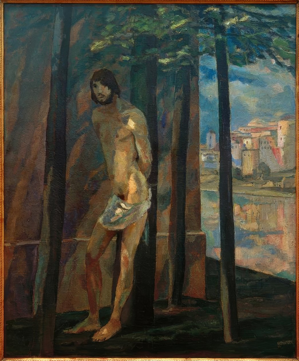 Sebastiano al muro da Albert Weisgerber