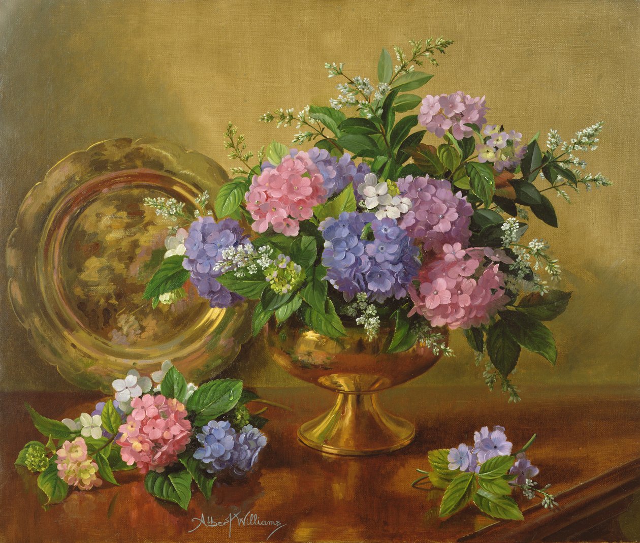 AB2112 Ortensie e lillà da Albert Williams