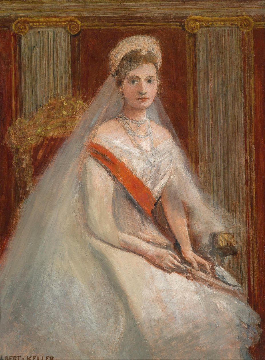 Ritratto della zarina Alexandra Fjodorovna da Albert von Keller