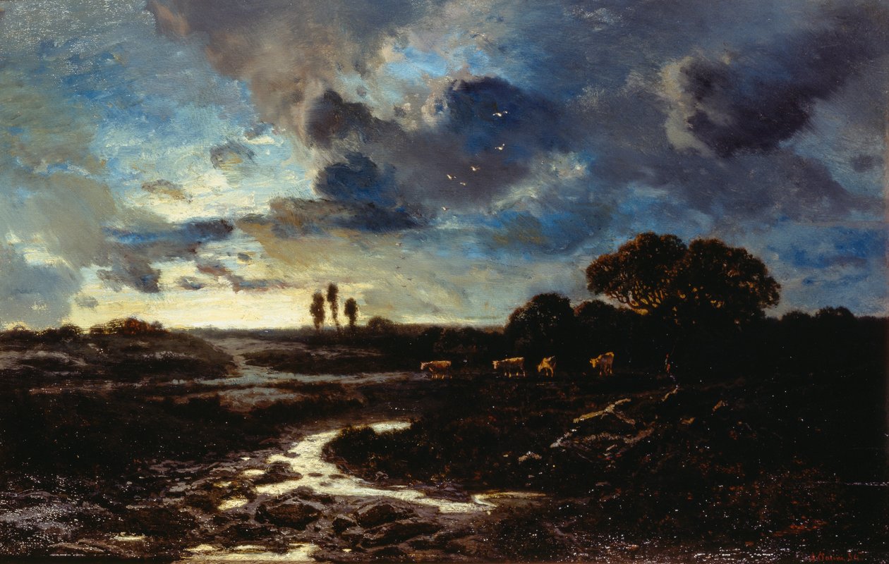 Pascolo nella campagna francese da Alberto Pasini