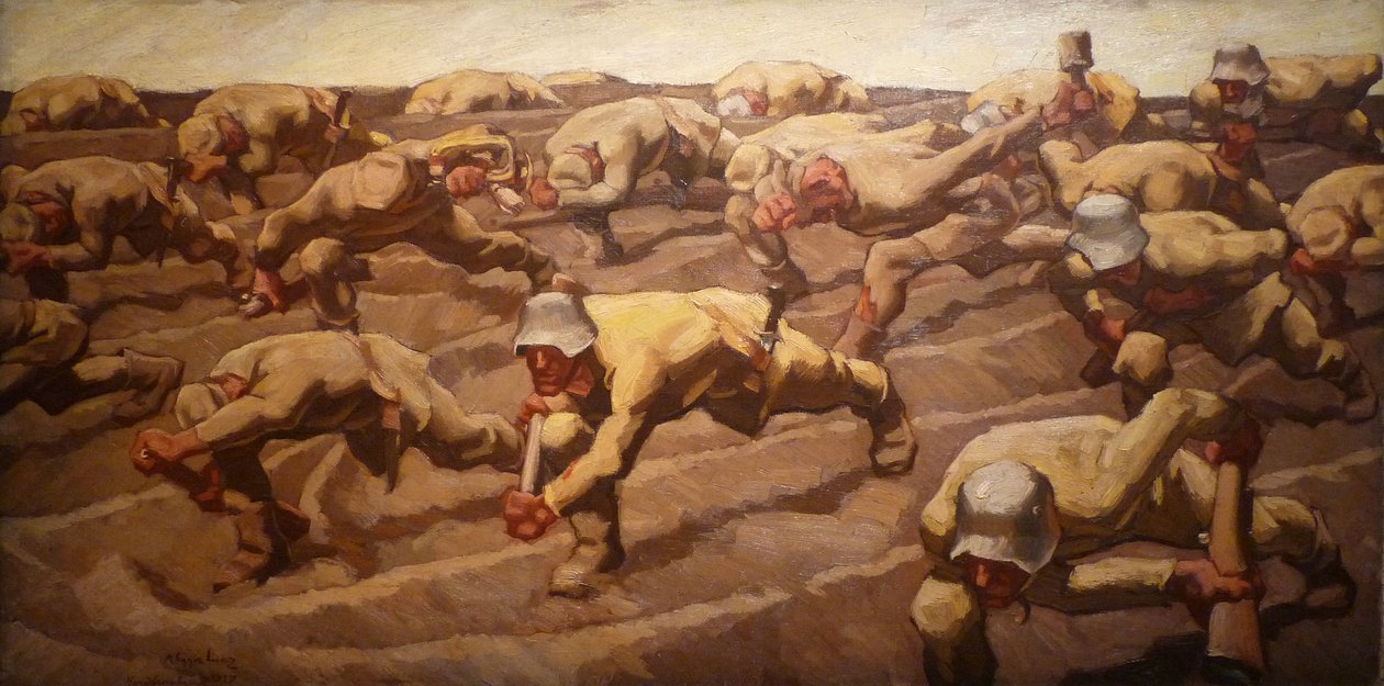 Nord della Francia, 1917 da Albin Egger Lienz