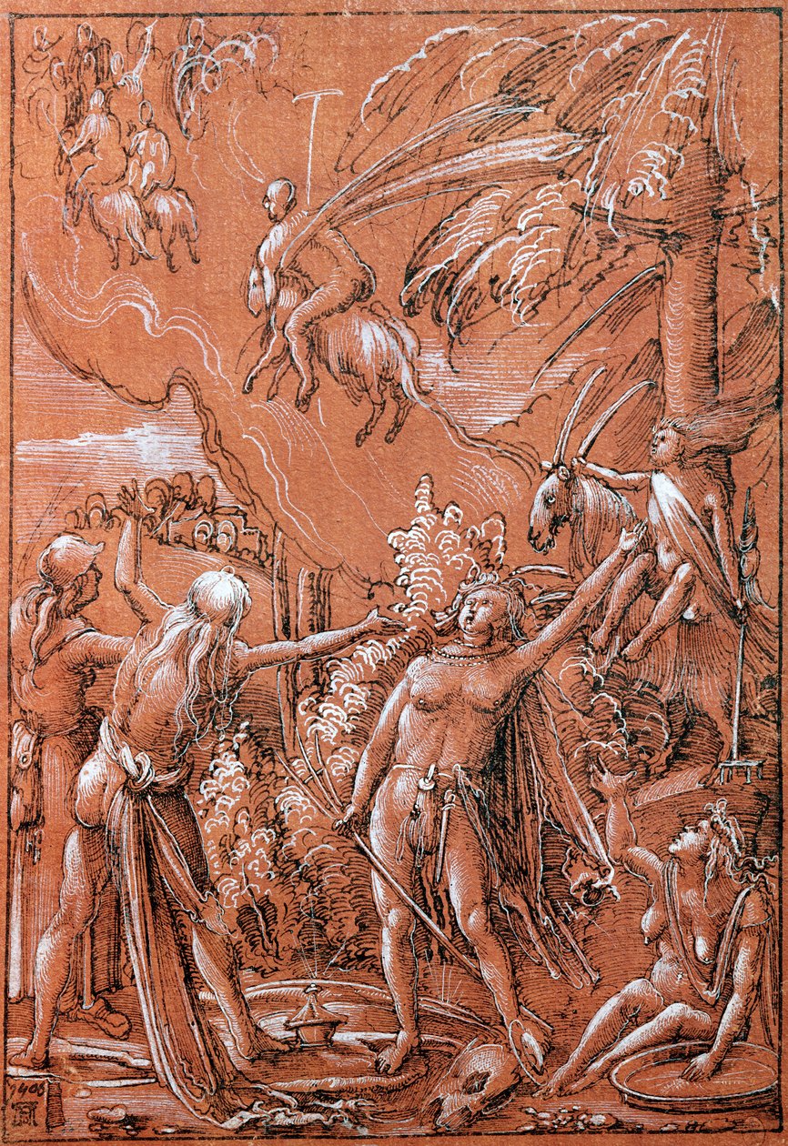 Partenza per il sabato, 1506 da Albrecht Altdorfer