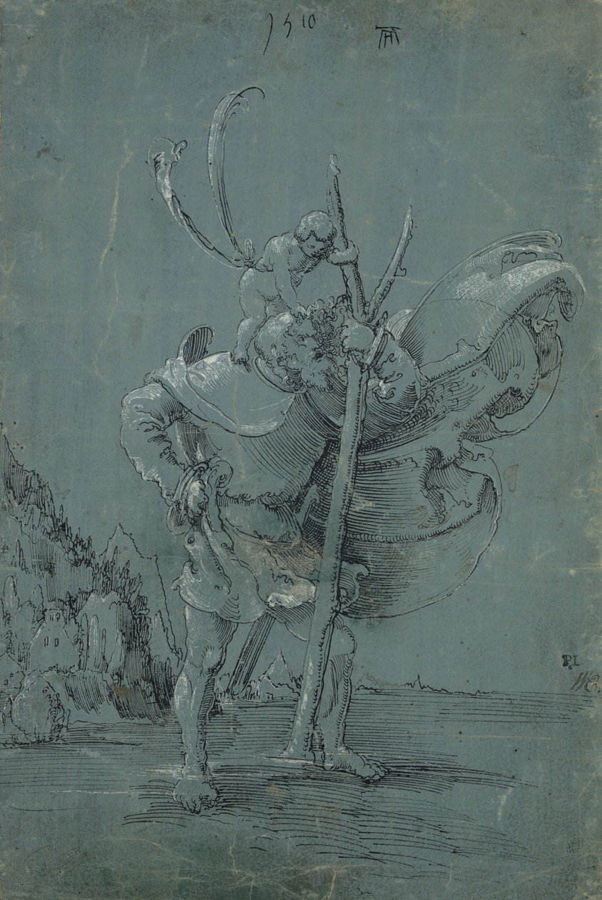 San Cristoforo, 1510 da Albrecht Altdorfer