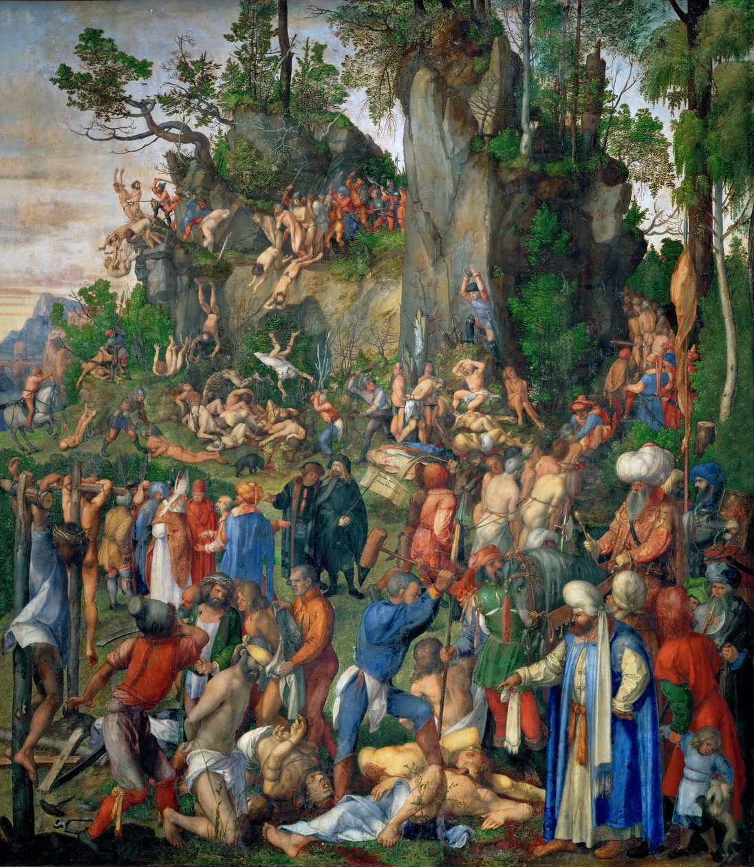 Martirio dei diecimila cristiani da Albrecht Dürer