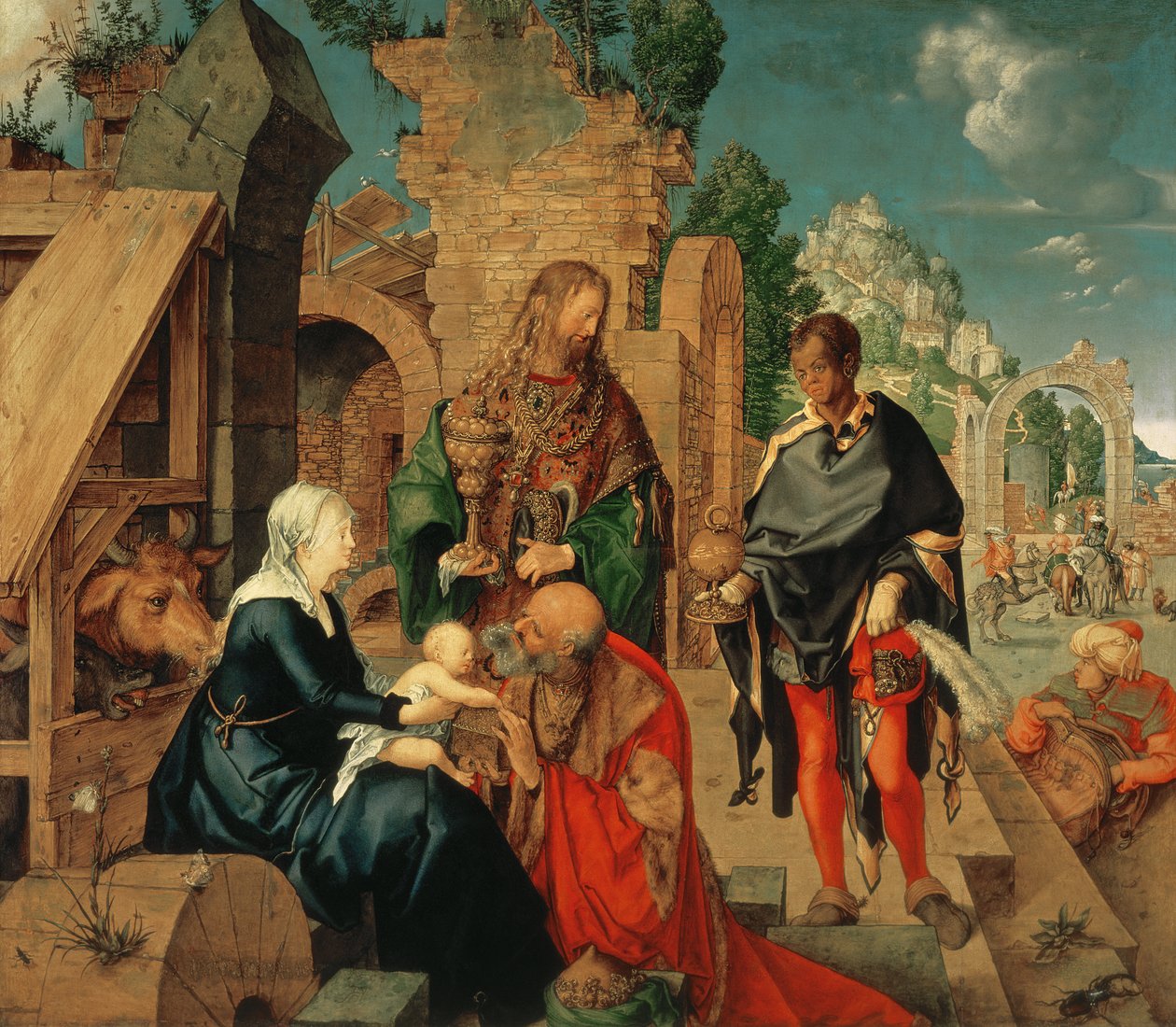 Adorazione dei Magi, 1504 da Albrecht Dürer