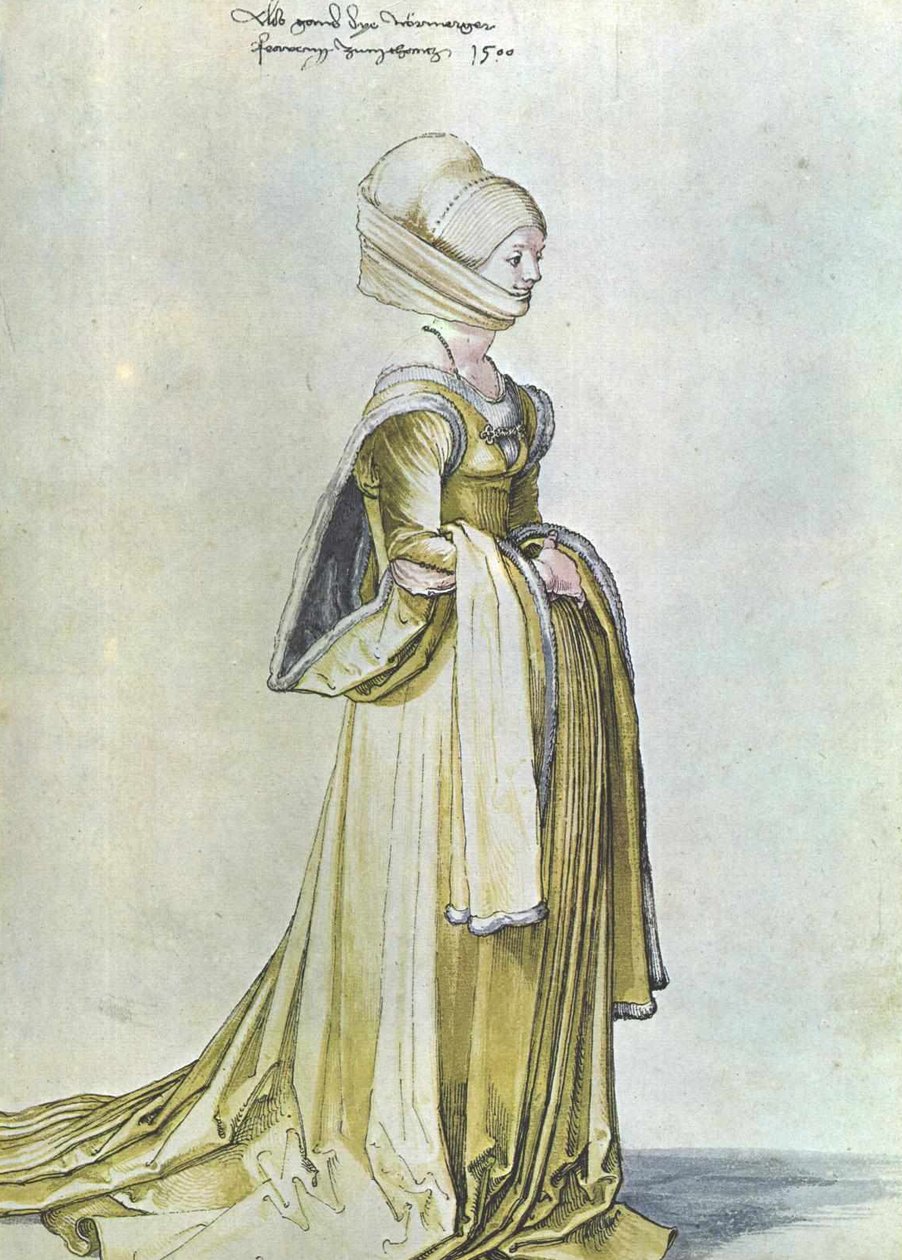 Una donna di Norimberga in abito da ballo da Albrecht Dürer