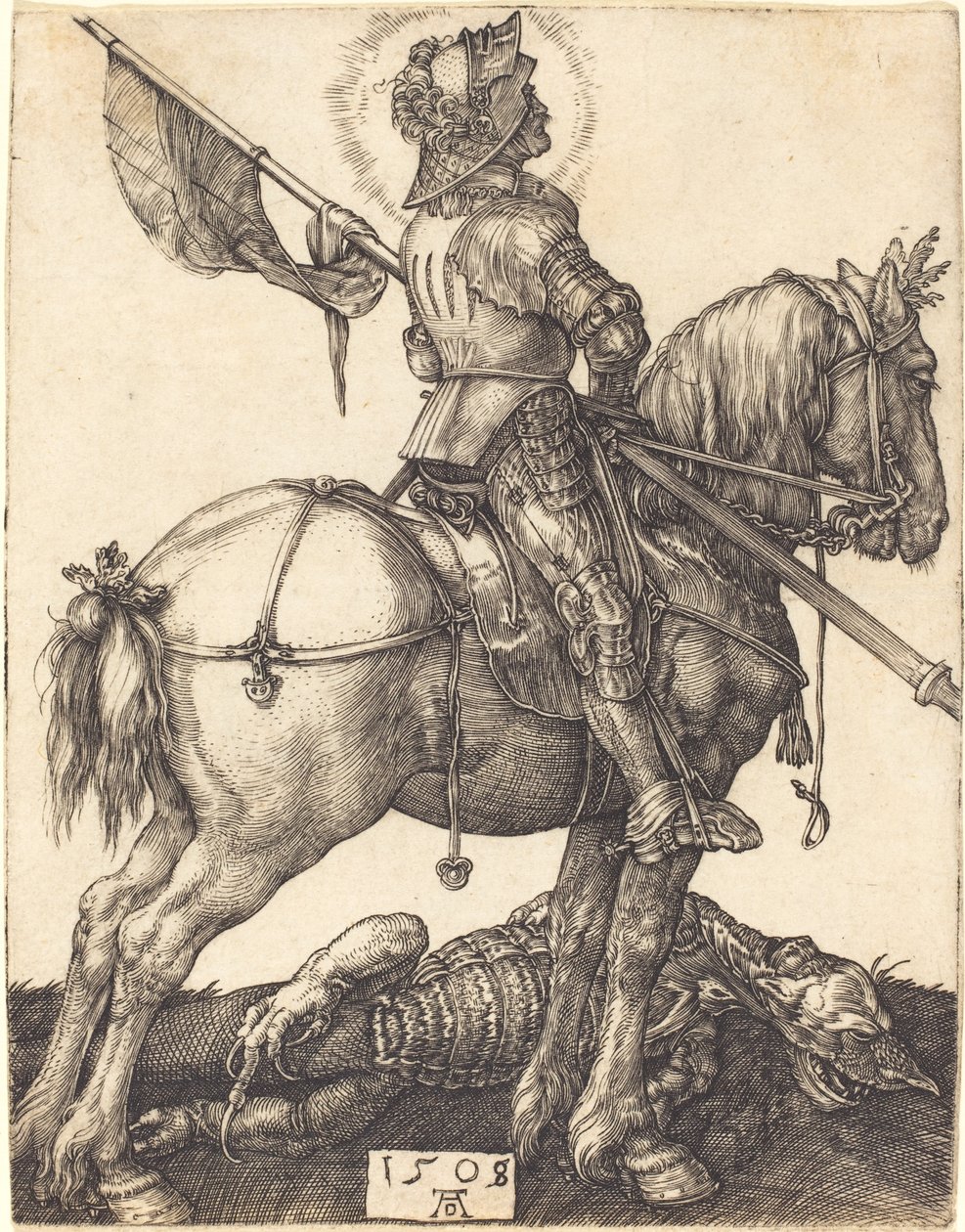 San Giorgio a cavallo da Albrecht Dürer