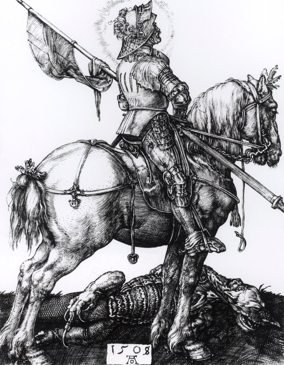 San Giorgio e il Drago, 1508 da Albrecht Dürer