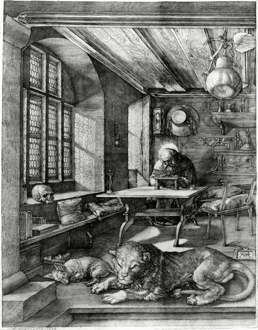 San Girolamo nel suo studio, 1514 da Albrecht Dürer