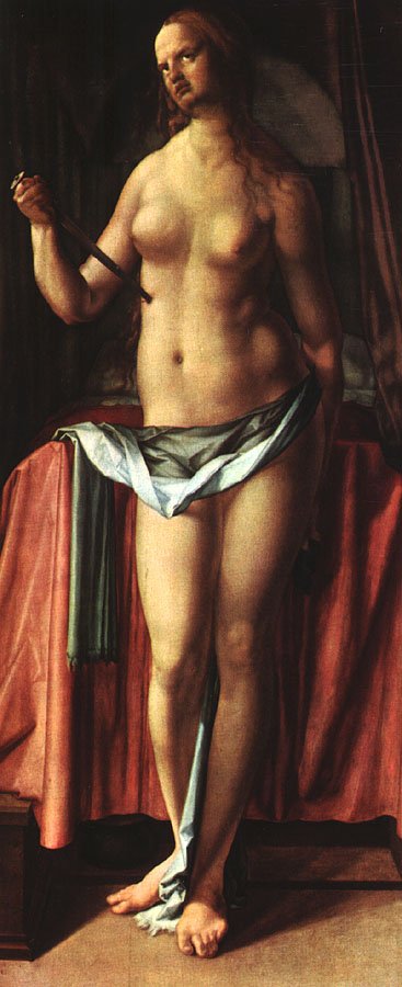 Il suicidio di Lucrezia da Albrecht Dürer