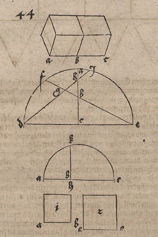Disegni per la duplicazione del cubo da Albrecht Dürer