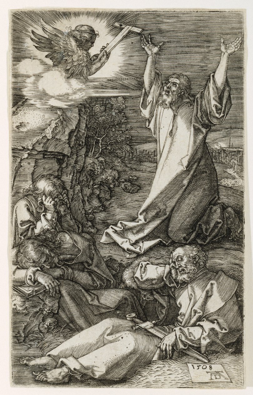 Cristo sul Monte degli Ulivi, 1508 da Albrecht Dürer