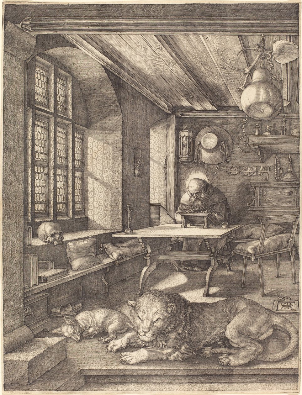 San Girolamo nel suo studio, 1514 da Albrecht Dürer