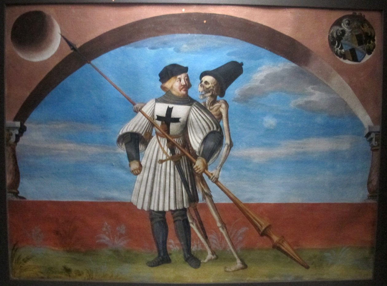 Copia della perduta danza macabra di M. Manuel del cimitero domenicano di Berna (1512-20) da Albrecht Kauw