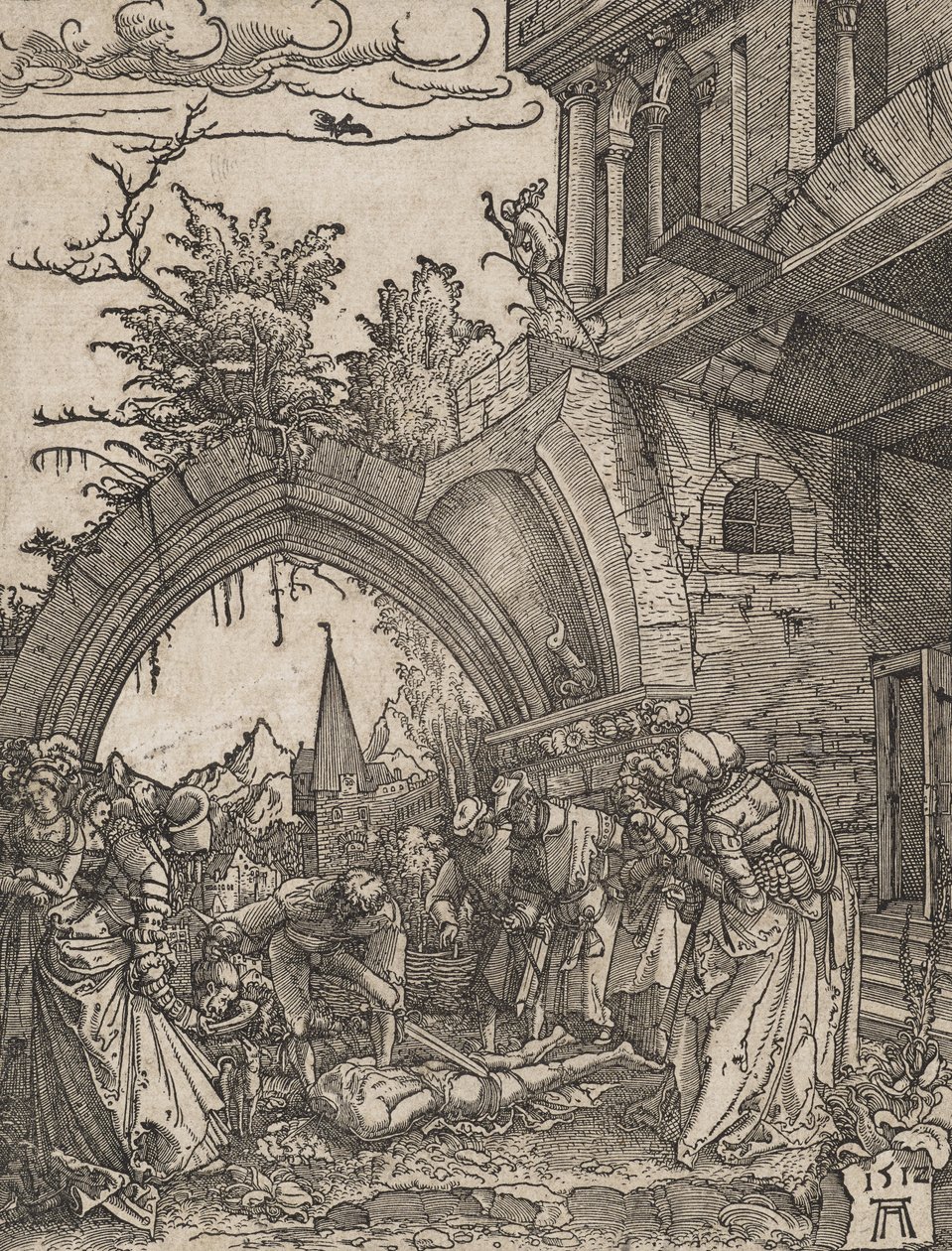 Decapitazione di Giovanni Battista, 1512 da Albrecht Altdorfer