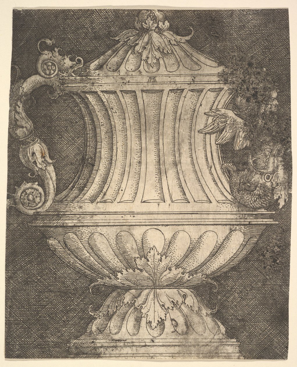Brocca con una sirena da Albrecht Altdorfer