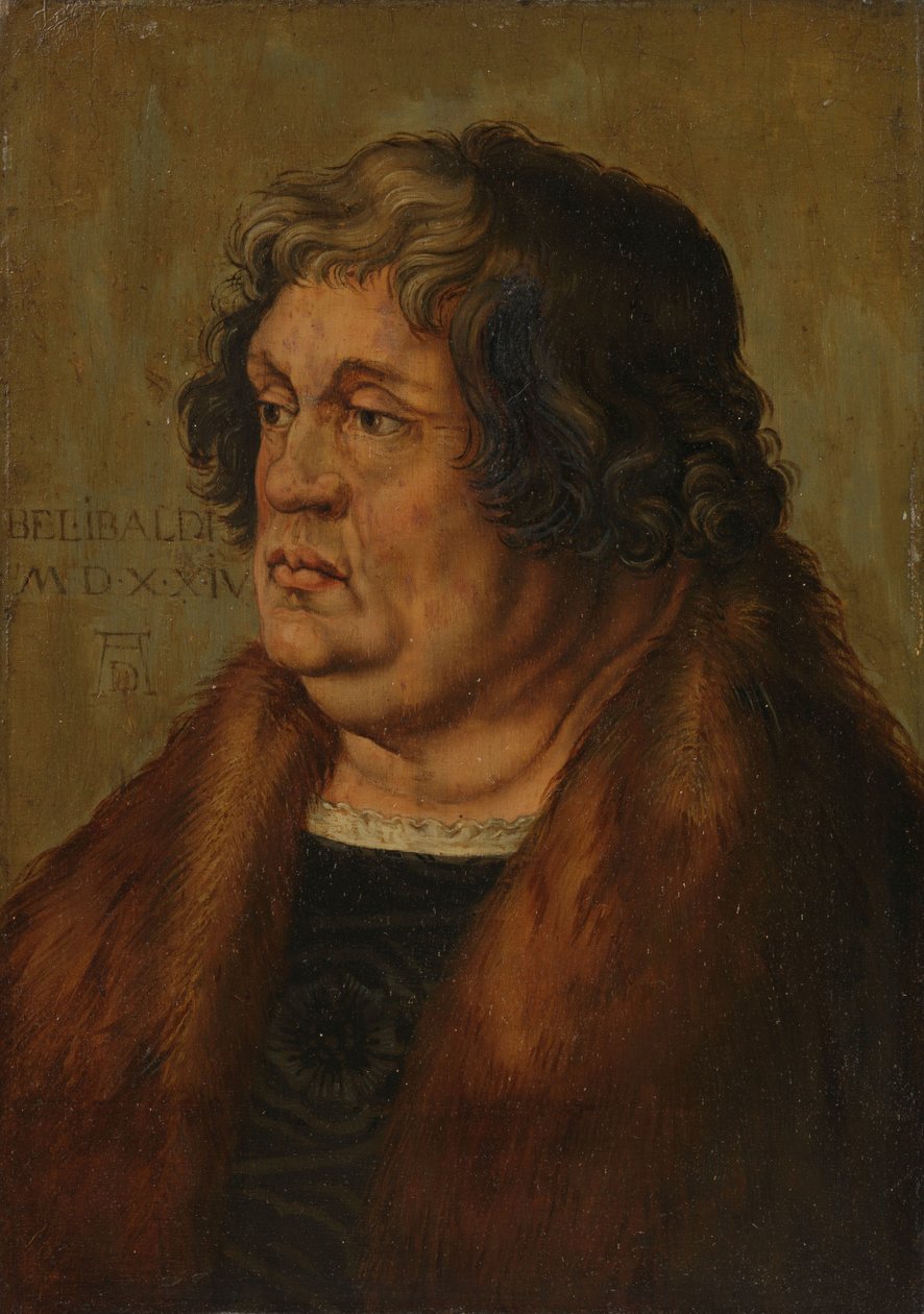 Willibald Pirkheimer (1470-1530) da Albrecht Dürer (copy after)