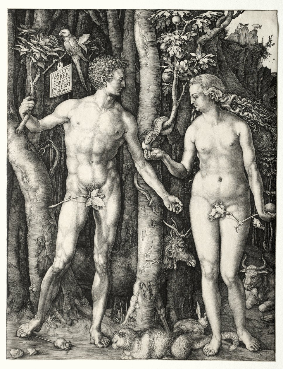Adamo ed Eva da Albrecht Dürer