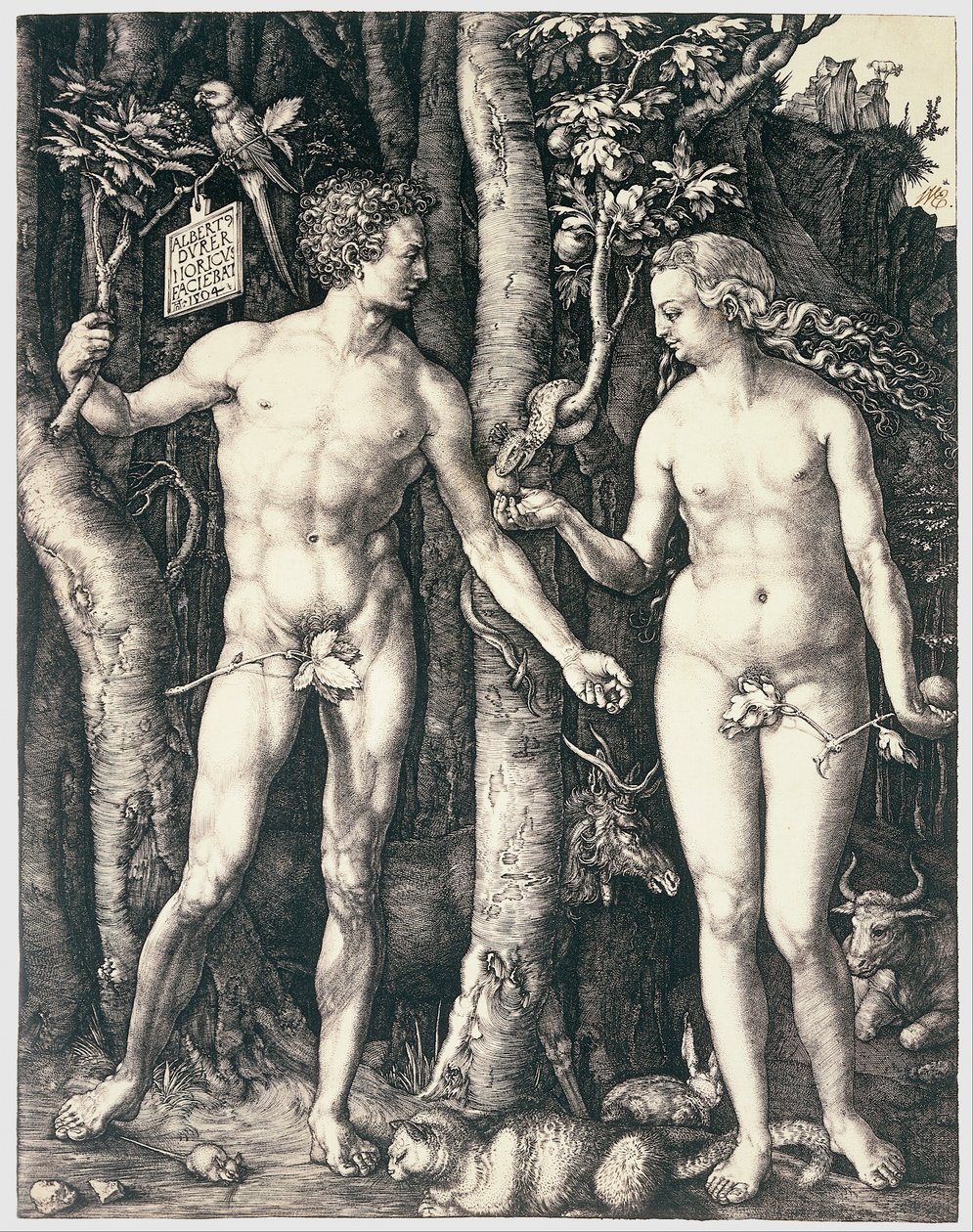Adamo ed Eva da Albrecht Dürer