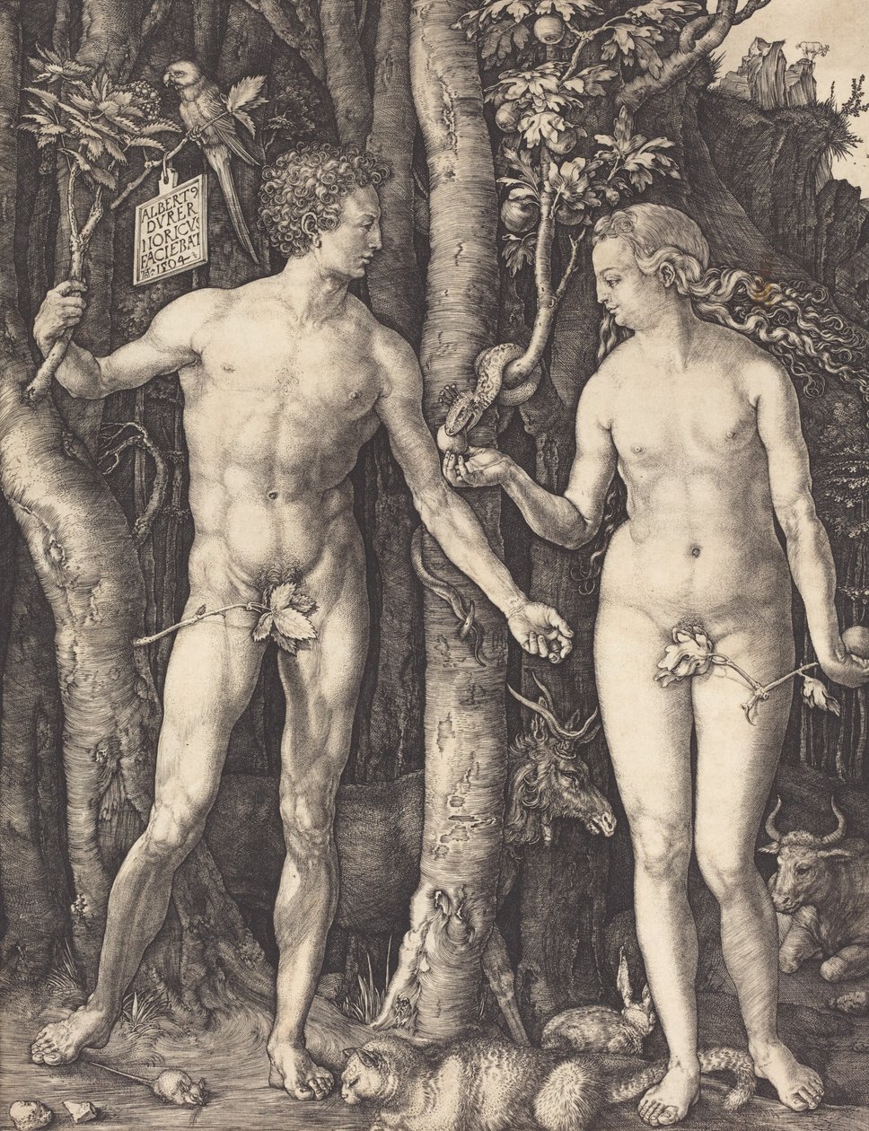 Adamo ed Eva da Albrecht Dürer