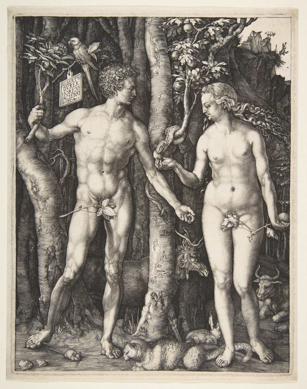 Adamo ed Eva da Albrecht Dürer