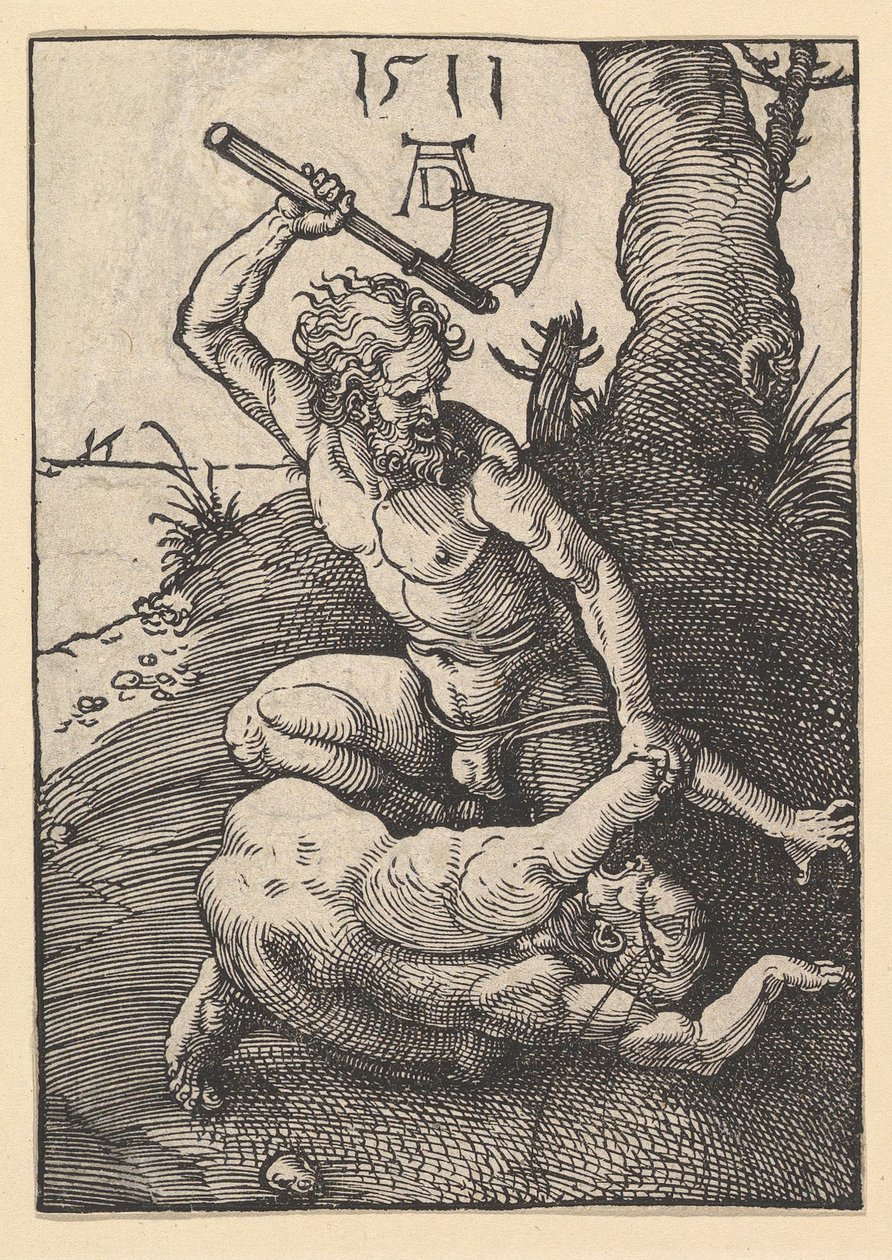 Caino uccide Abele, 1511 da Albrecht Dürer