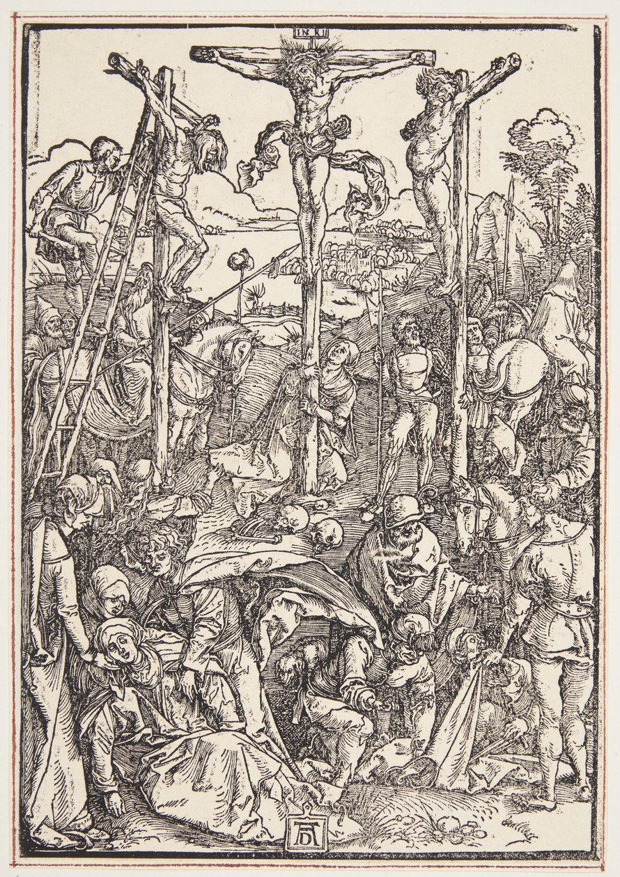 Calvario (modesta xilografia) da Albrecht Dürer