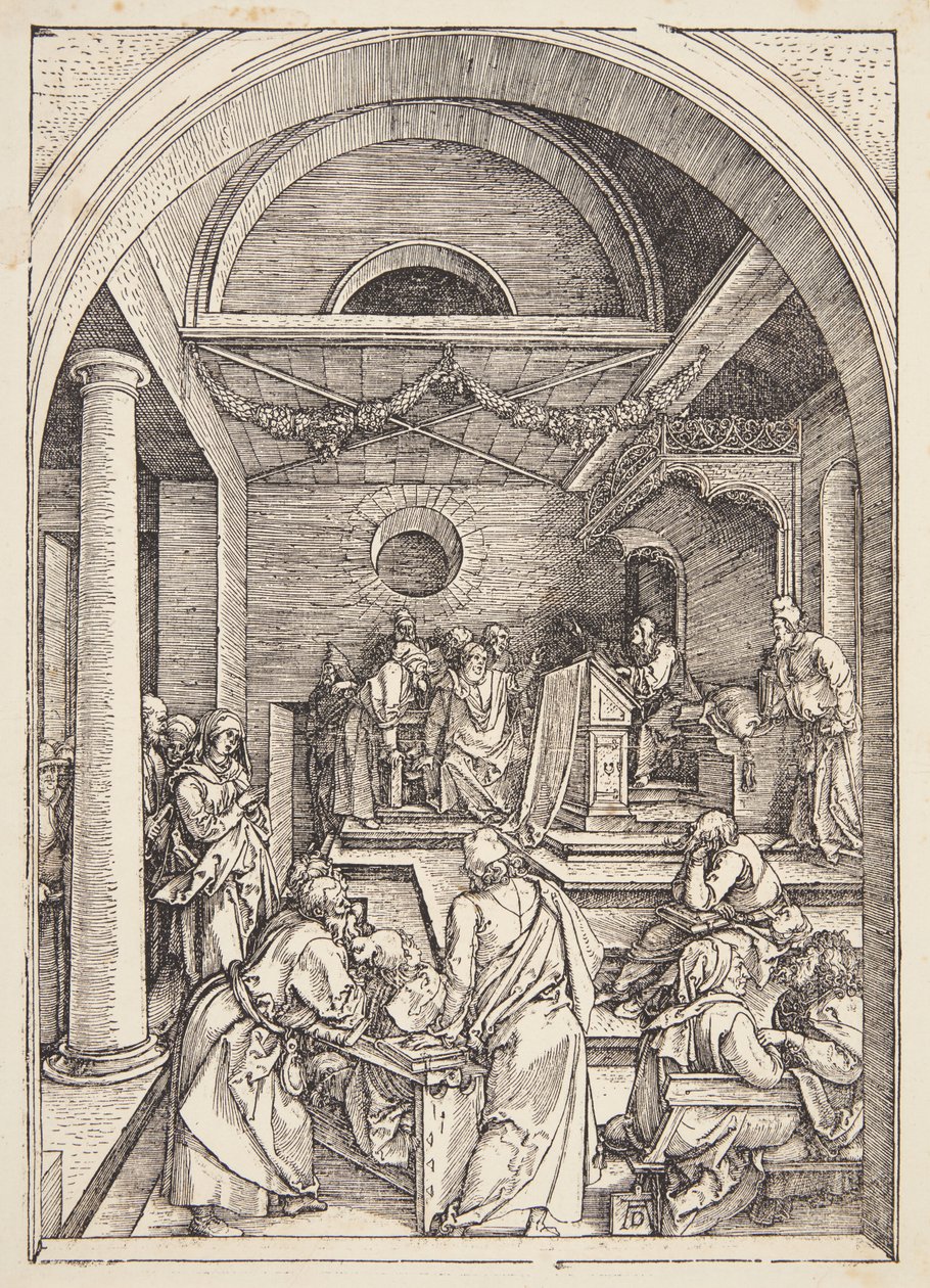 Cristo tra i dottori da Albrecht Dürer