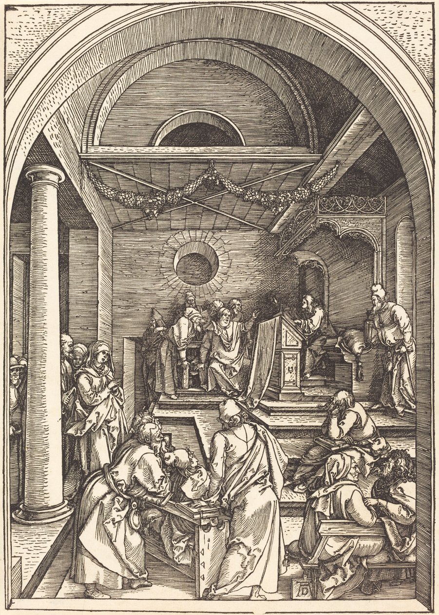 Cristo tra i dottori da Albrecht Dürer
