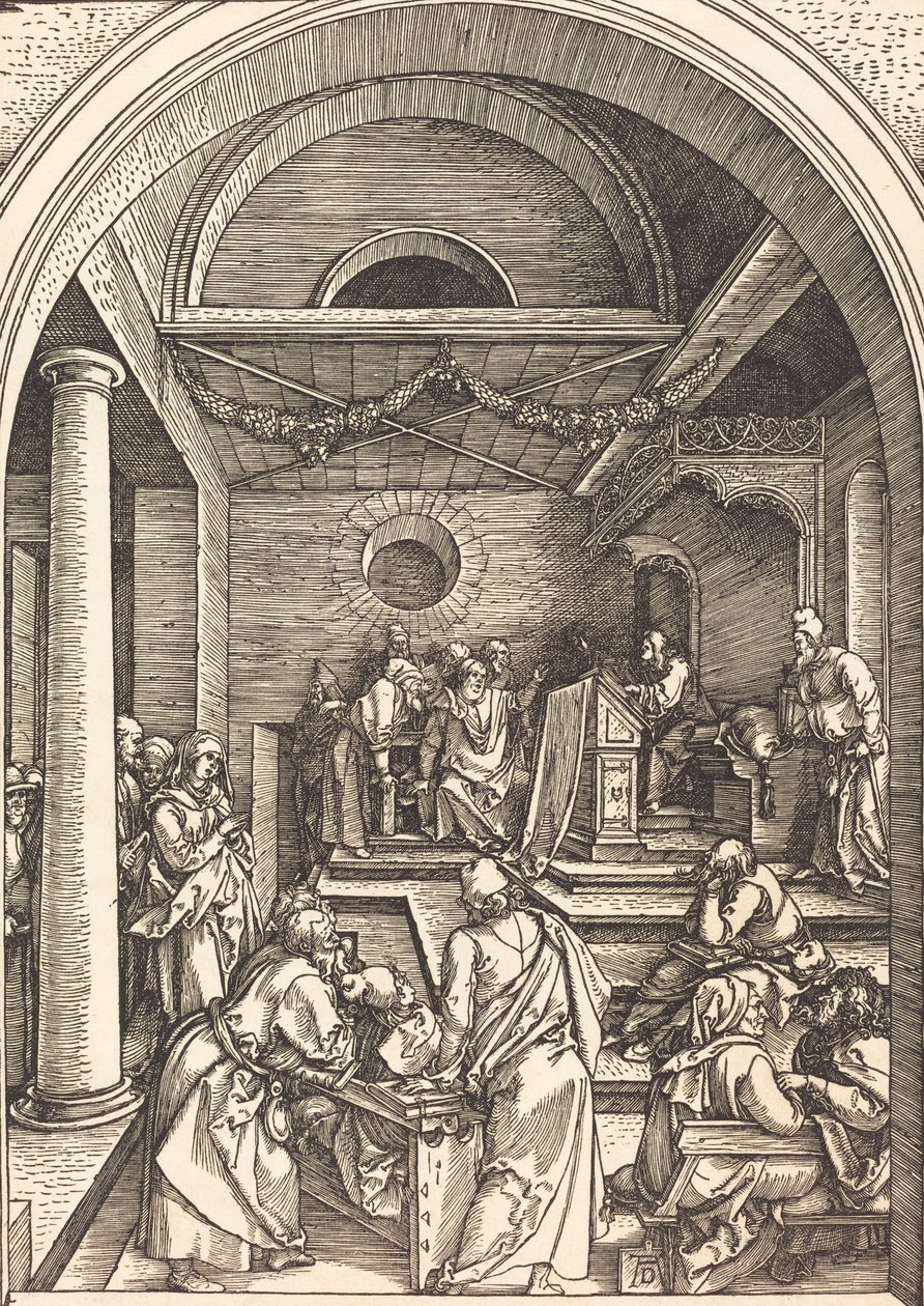 Cristo tra i dottori da Albrecht Dürer