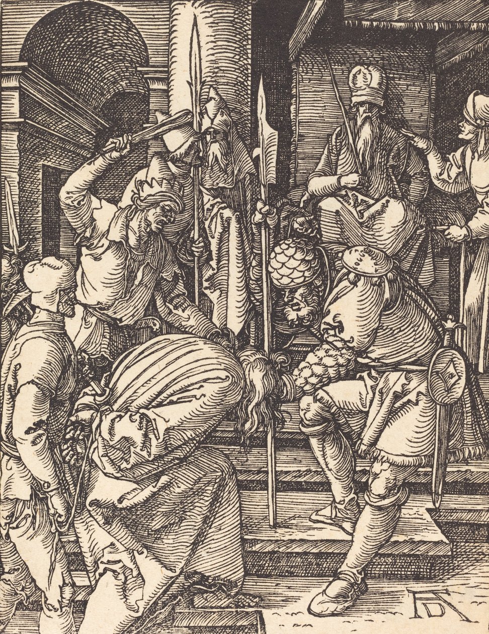 Cristo davanti ad Anna, probabilmente c. 1509-1510 da Albrecht Dürer
