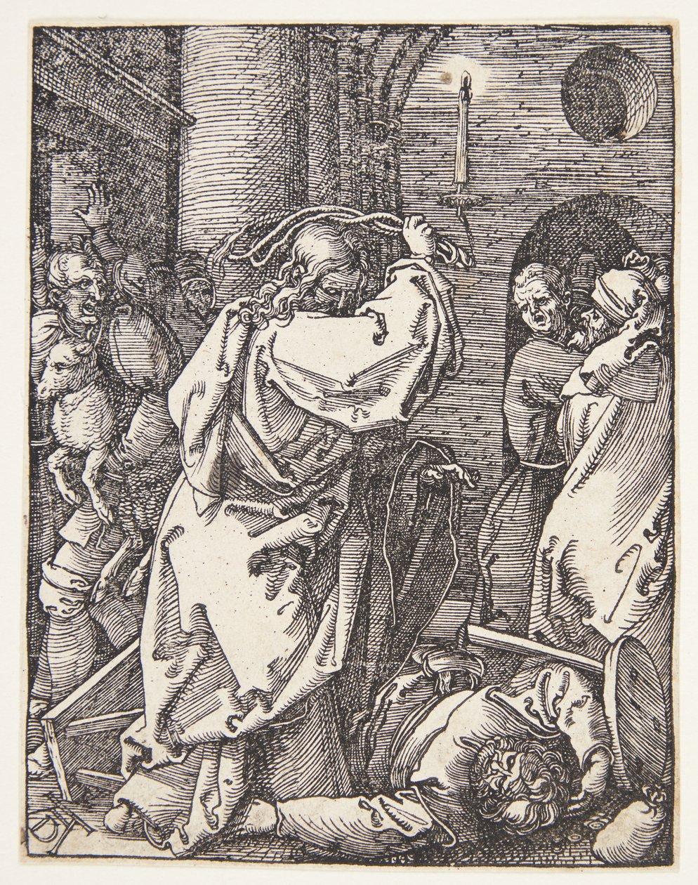 Cristo scaccia i mercanti dal tempio da Albrecht Dürer