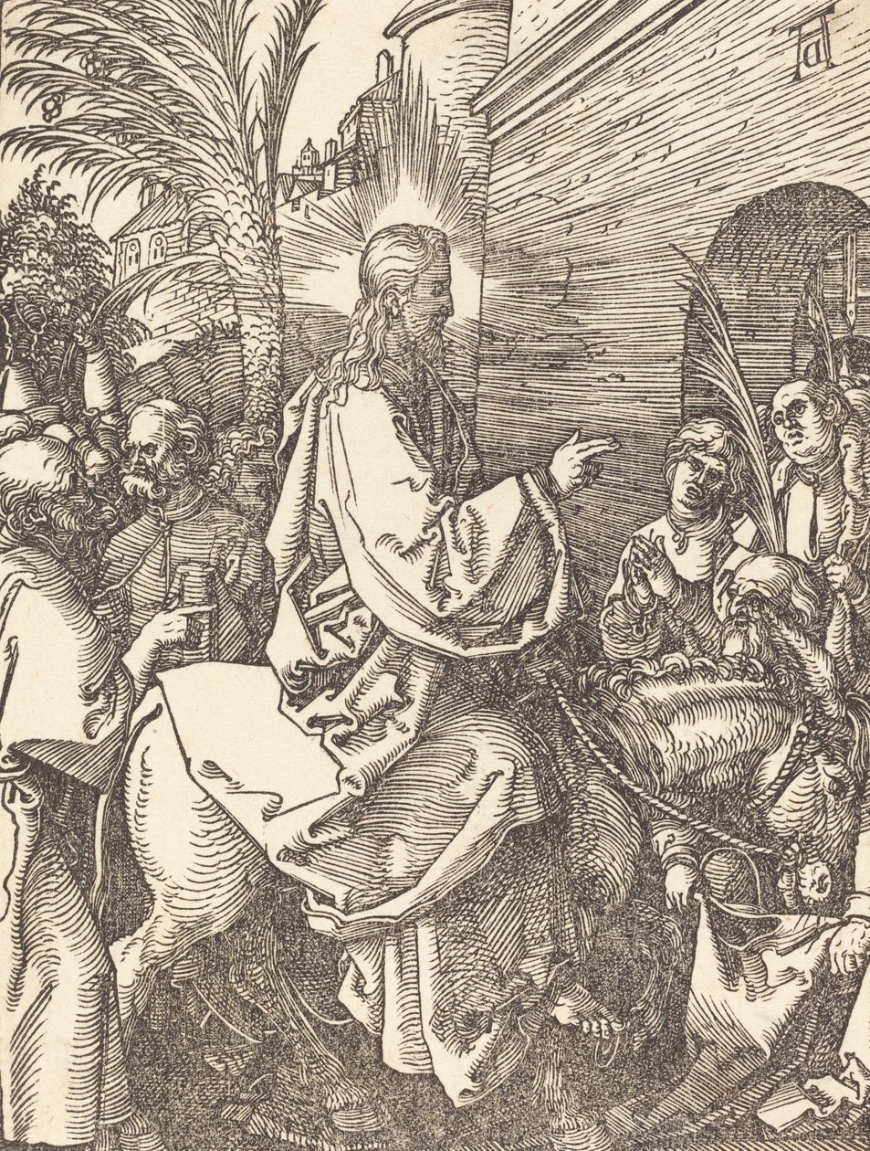 Ingresso di Cristo a Gerusalemme, probabilmente c. 1509-1510 da Albrecht Dürer