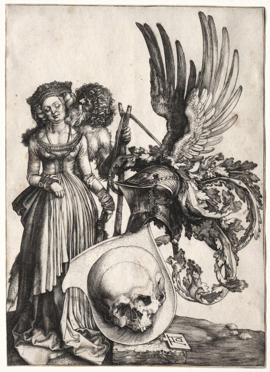 Stemma con un teschio, 1503 da Albrecht Dürer