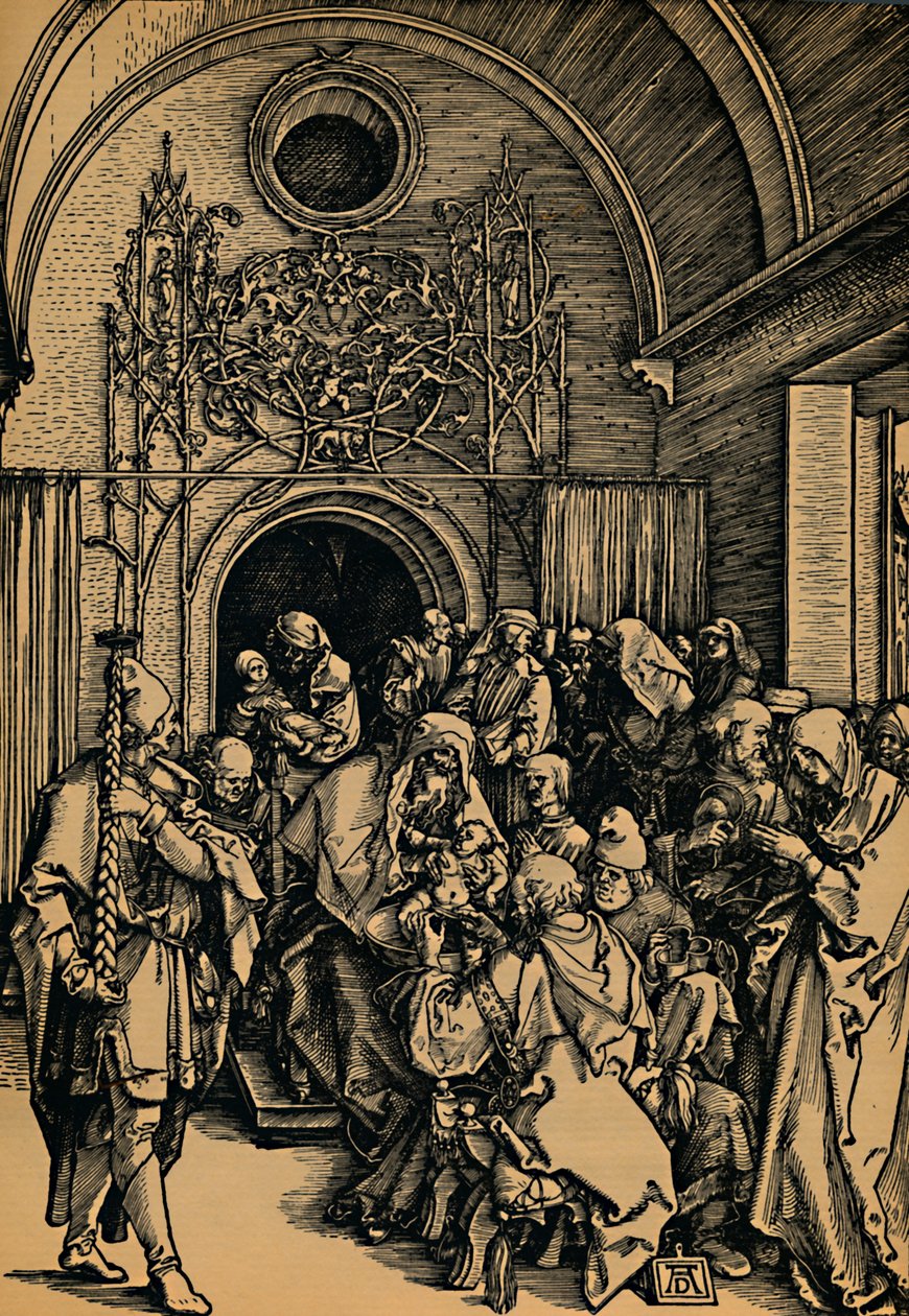 Die Belchneidung Christi, Circoncisione di Cristo, c1505 da Albrecht Dürer