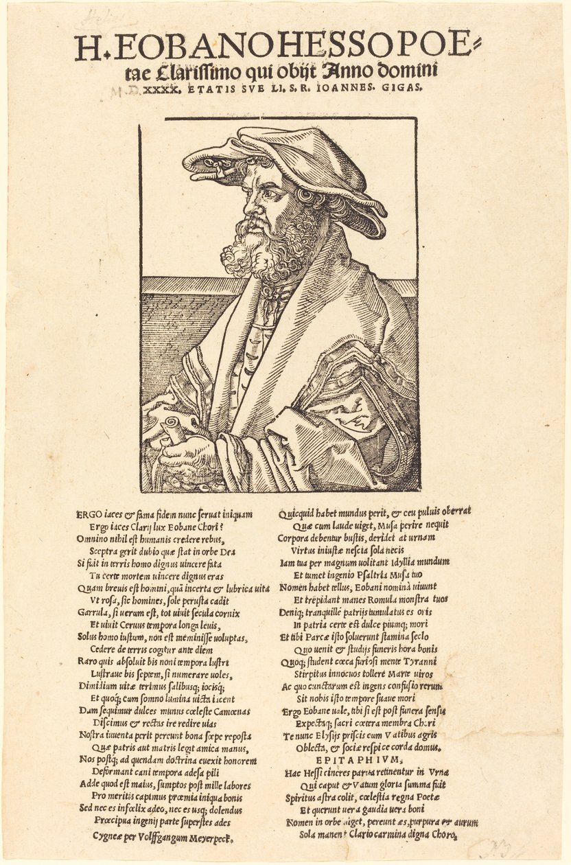 Eobanus Hess da Albrecht Dürer
