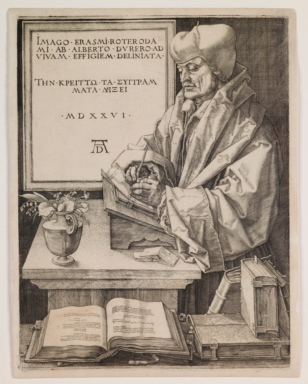 Erasmo da Rotterdam da Albrecht Dürer