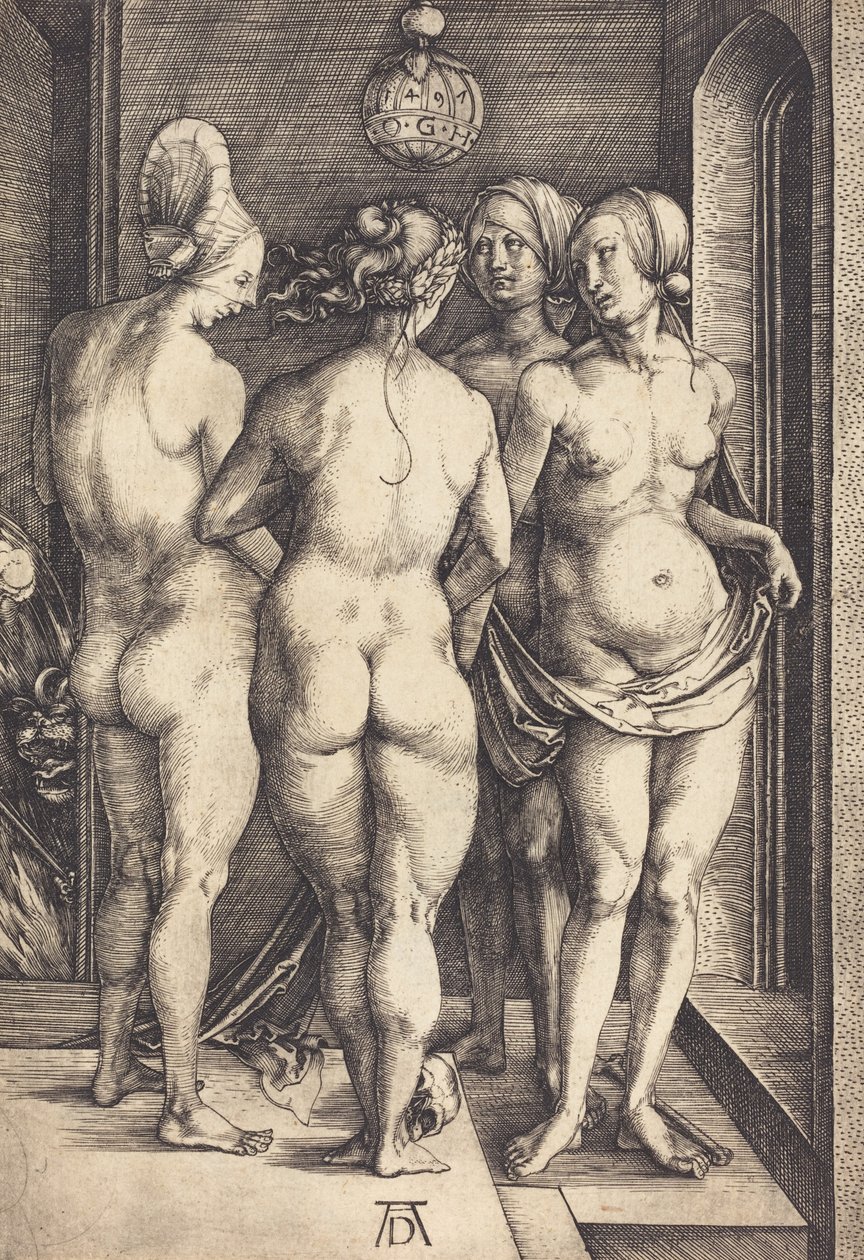 Quattro donne nude, 1497 da Albrecht Dürer