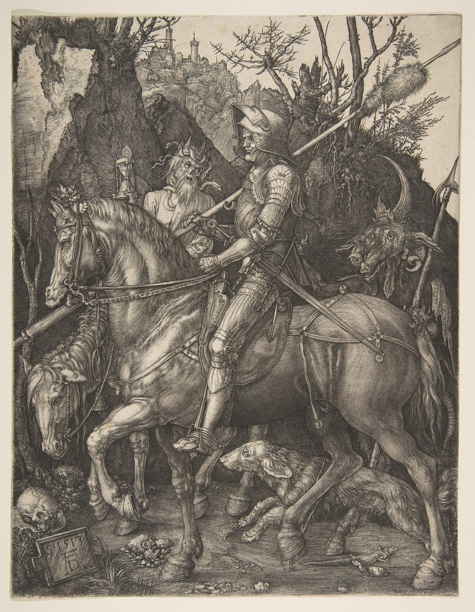 Cavaliere, Morte e Diavolo da Albrecht Dürer