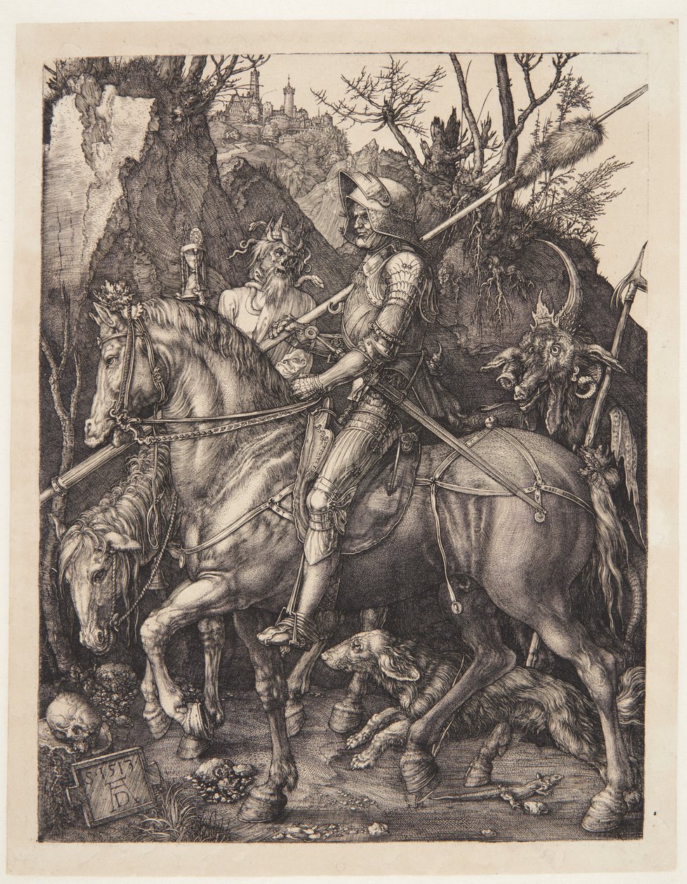 Cavaliere, morte e diavolo da Albrecht Dürer