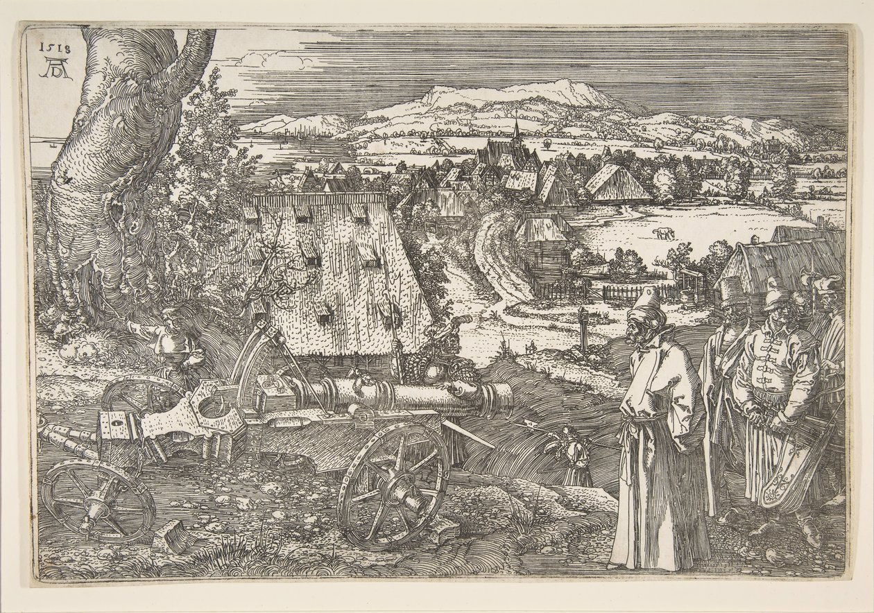 Paesaggio con cannone da Albrecht Dürer