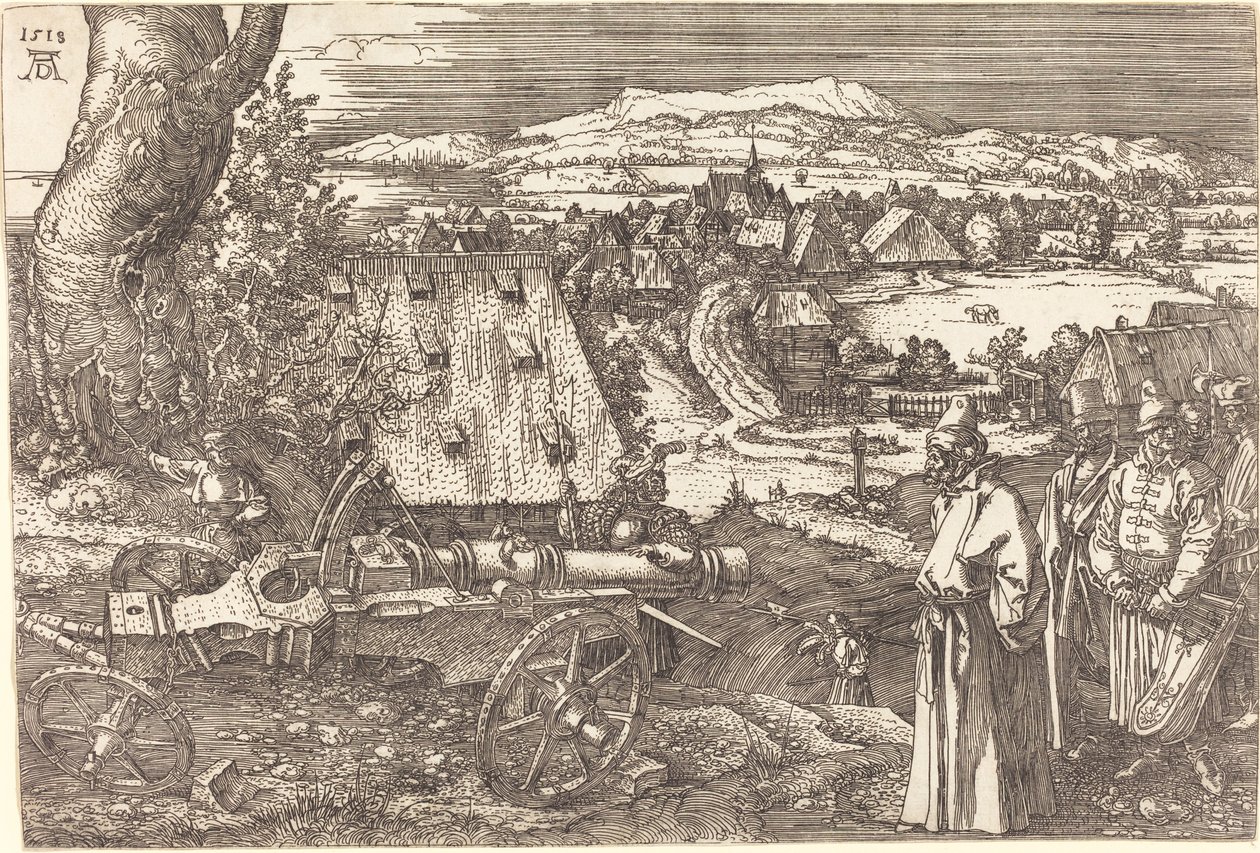 Paesaggio con il Cannone da Albrecht Dürer