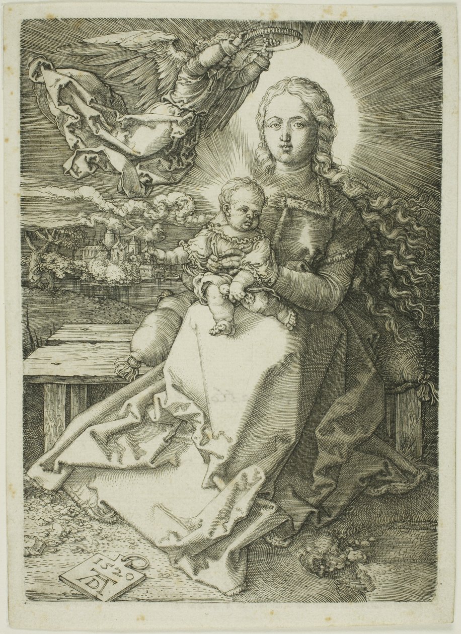 Madonna incoronata da un angelo da Albrecht Dürer