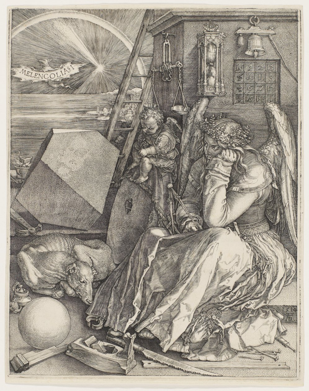 Melencolia I, 1514 da Albrecht Dürer