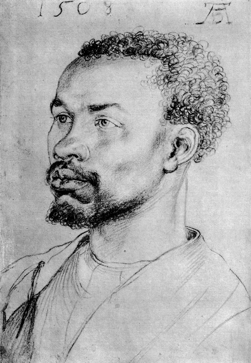 Ritratto di un Nero da Albrecht Dürer
