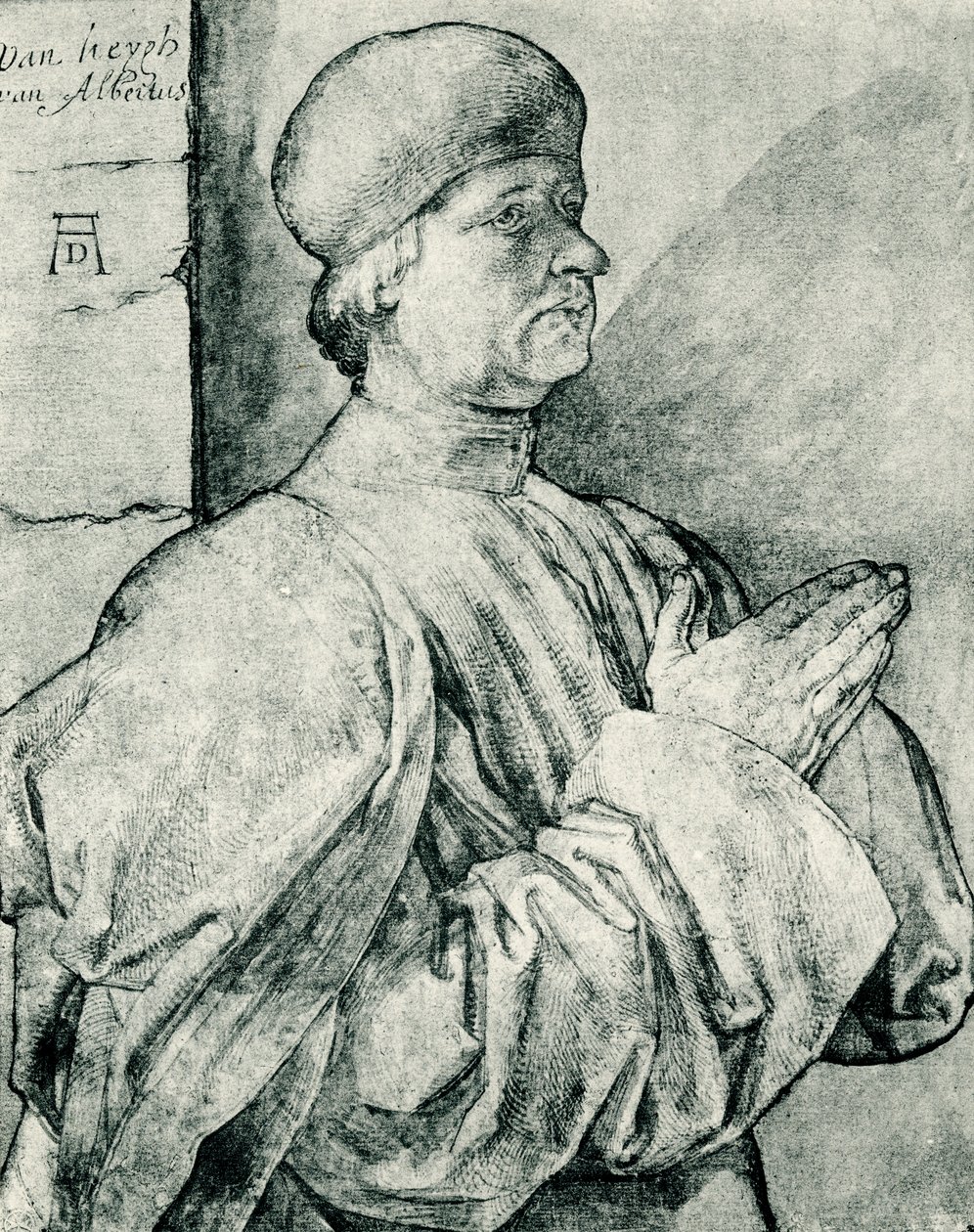 Donatore in preghiera da Albrecht Dürer