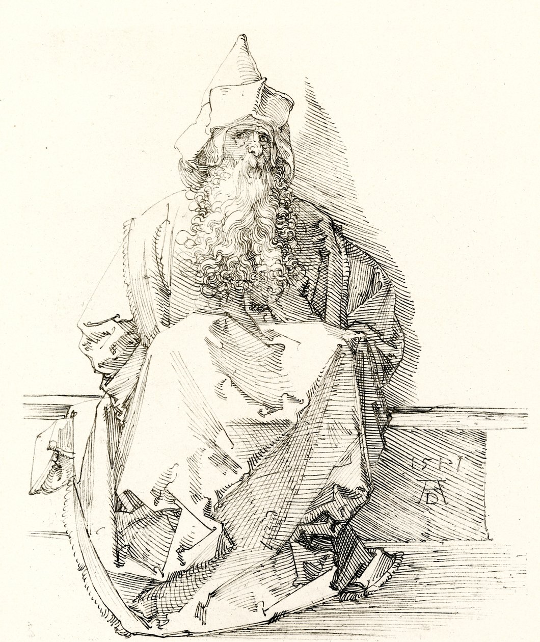 Figura di profeta da Albrecht Dürer